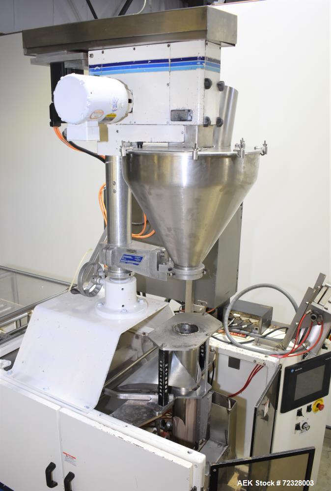 Used Hayssen Vertical Form Fill Seal Bagger with Mateer Auger Filler